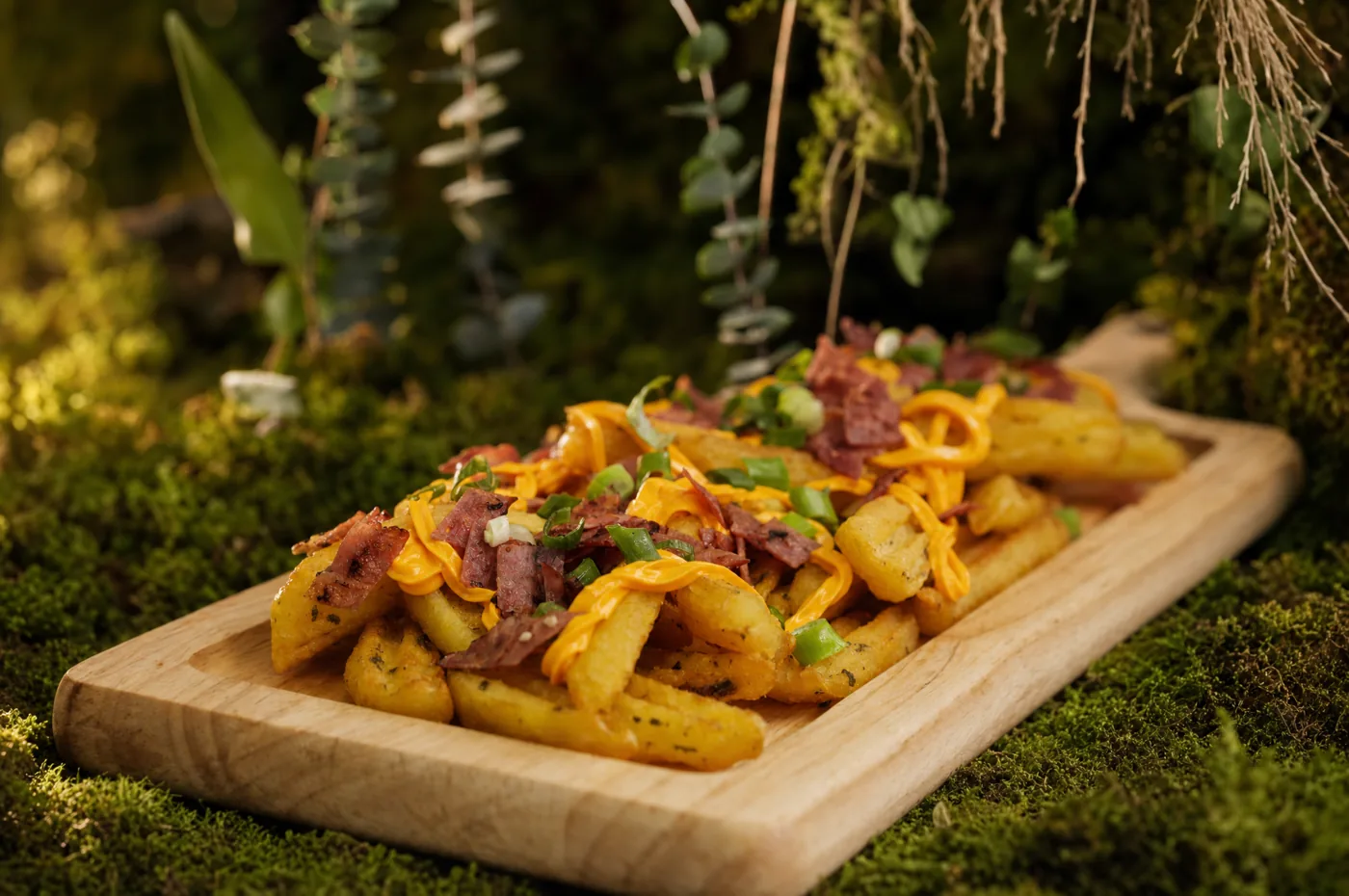 Cartofi cu cheddar și bacon